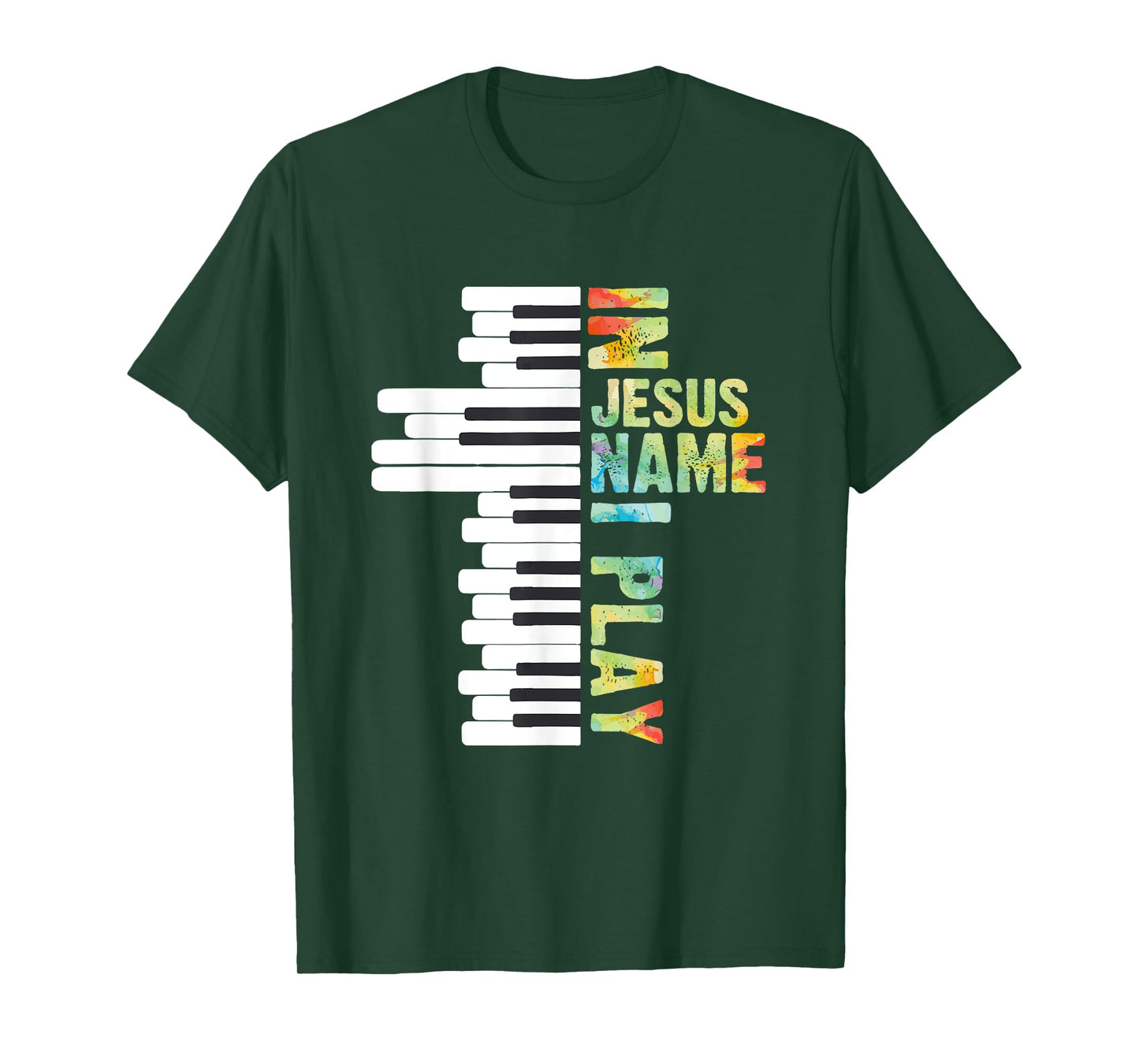 CharlIan Minds - Christian Piano Lovers In Jesus Christian Name I Play Piano Music Vintage T-Shirt