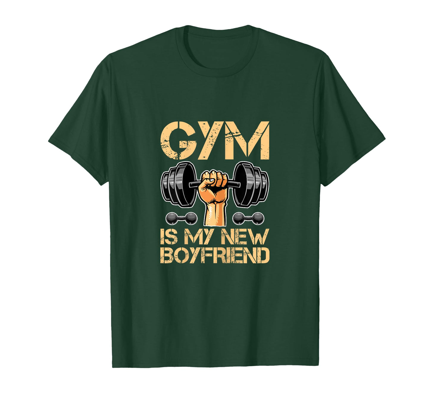 Gym Is My New Boyfriend Girl Bodybuilding Woman T-Shirt