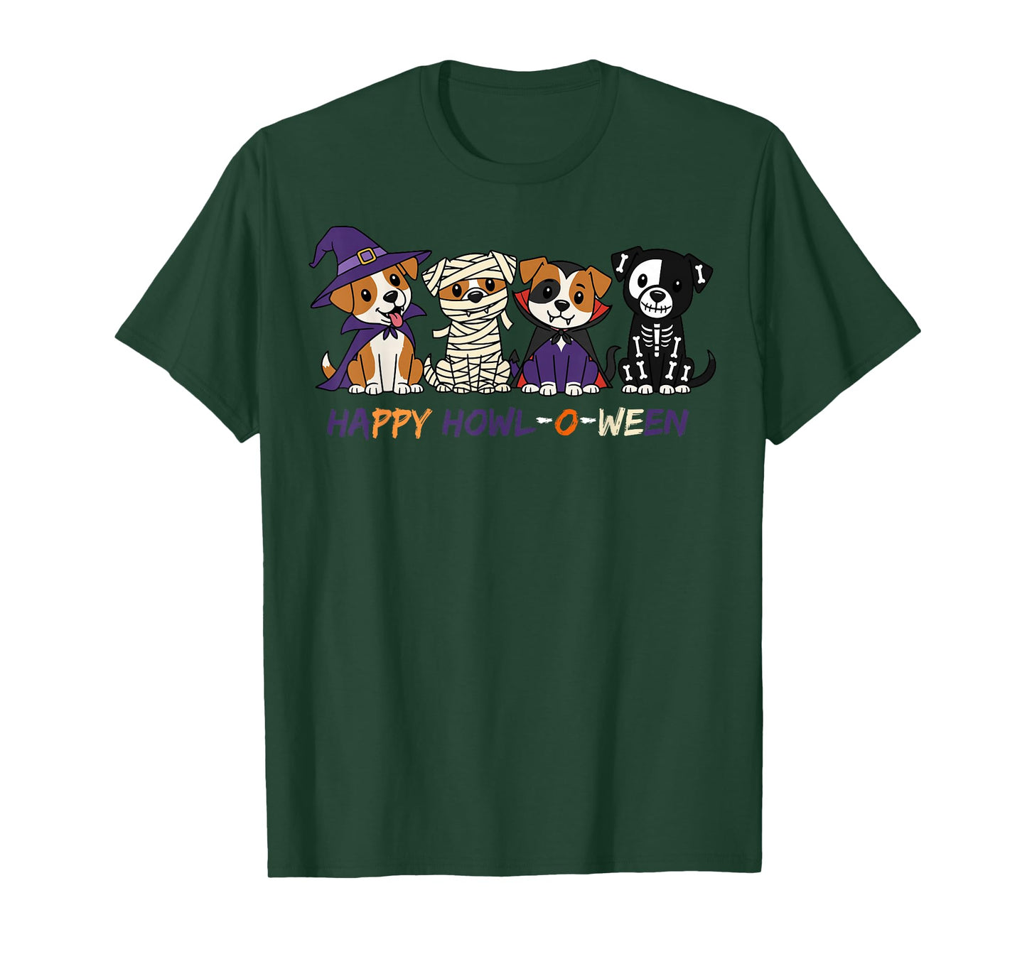 Funny Corgi Dog Halloween Happy Howl-o-ween T-Shirt