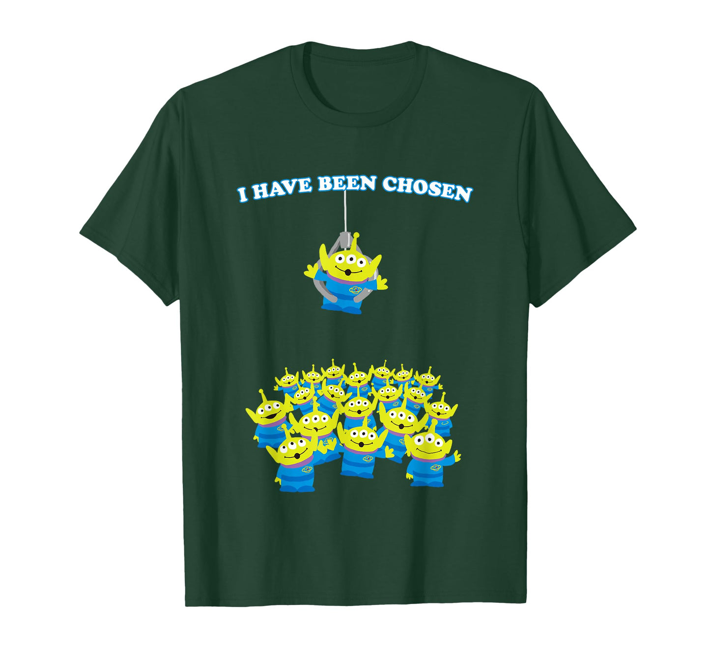 Disney Pixar Toy Story I Have Been Chosen Cute Aliens Logo T-Shirt