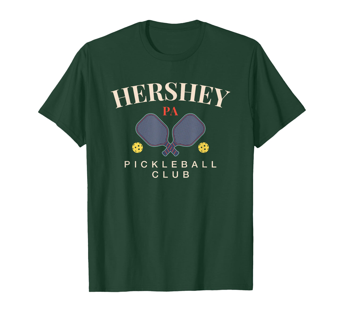 Hershey, PA Pickleball Club Tee for Paddle Lovers T-Shirt