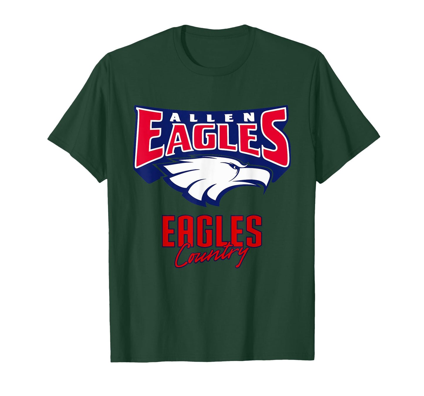 Allen Eagles Logo Country HS T-Shirt