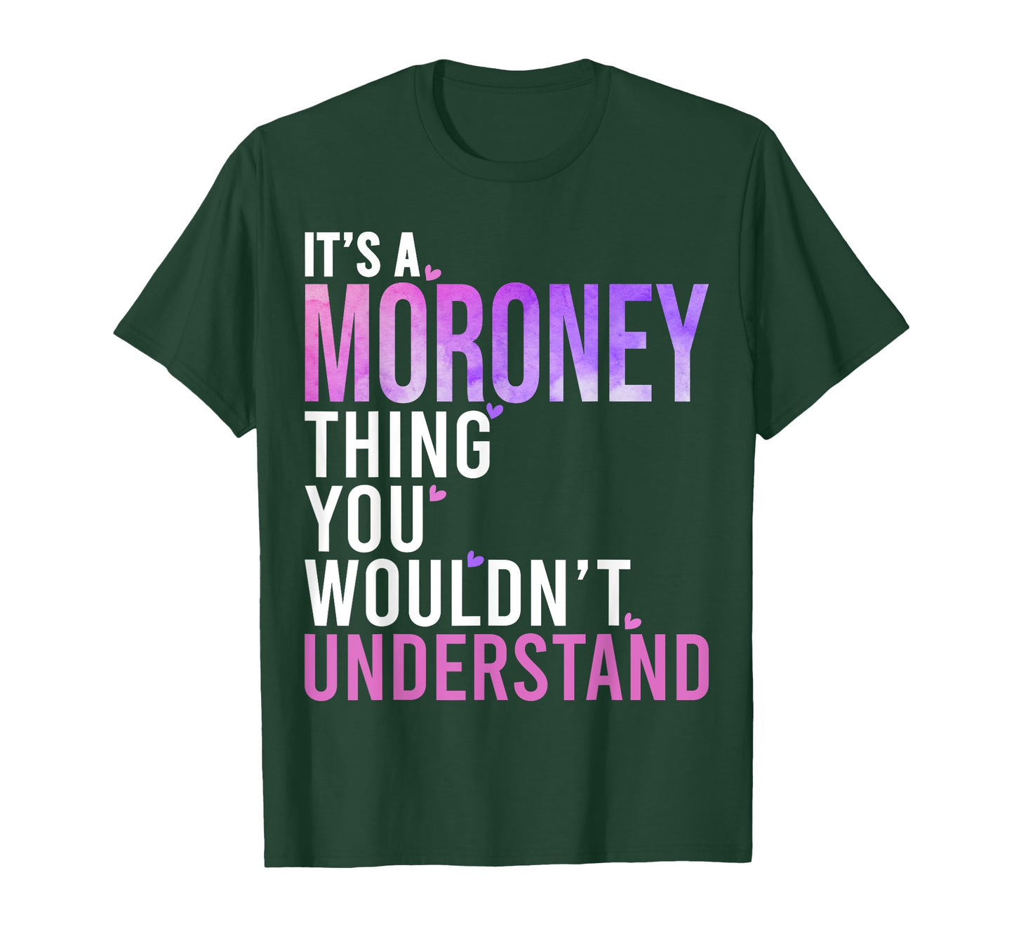 Retro Moroney First Name Personalized Moroney Groovy Vintage T-Shirt