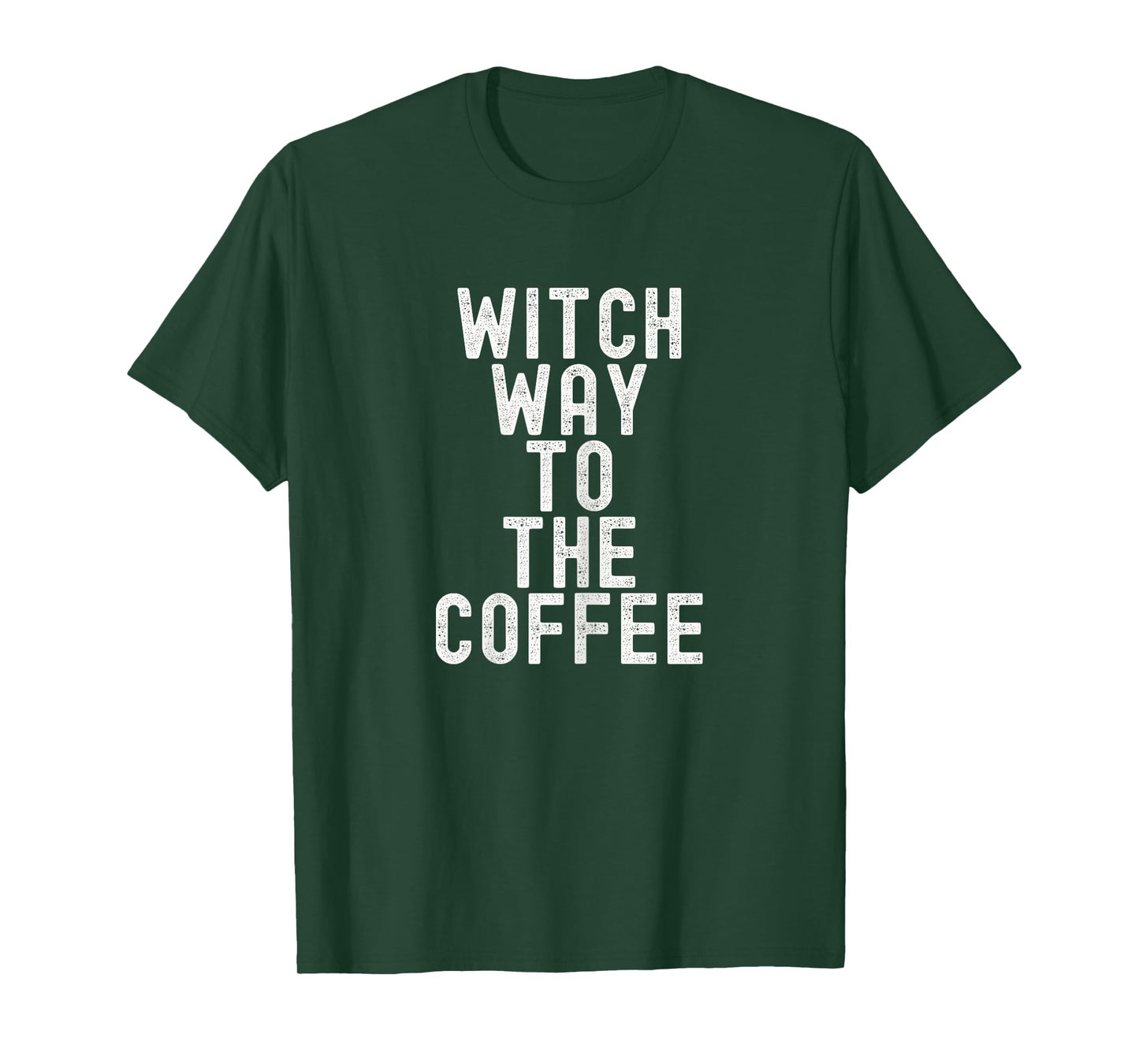 Witch Way to The Coffee Funny Halloween Costume T-Shirt