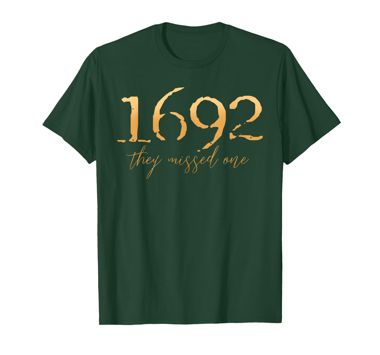 Salem Book Club Salem 1692 They Missed One Halloween Costume T-Shirt