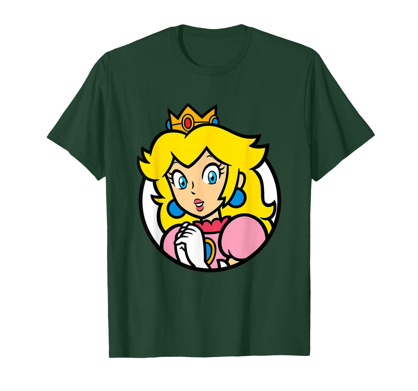 Super Mario Bros Princess Peach Nintendo Portrait T-Shirt