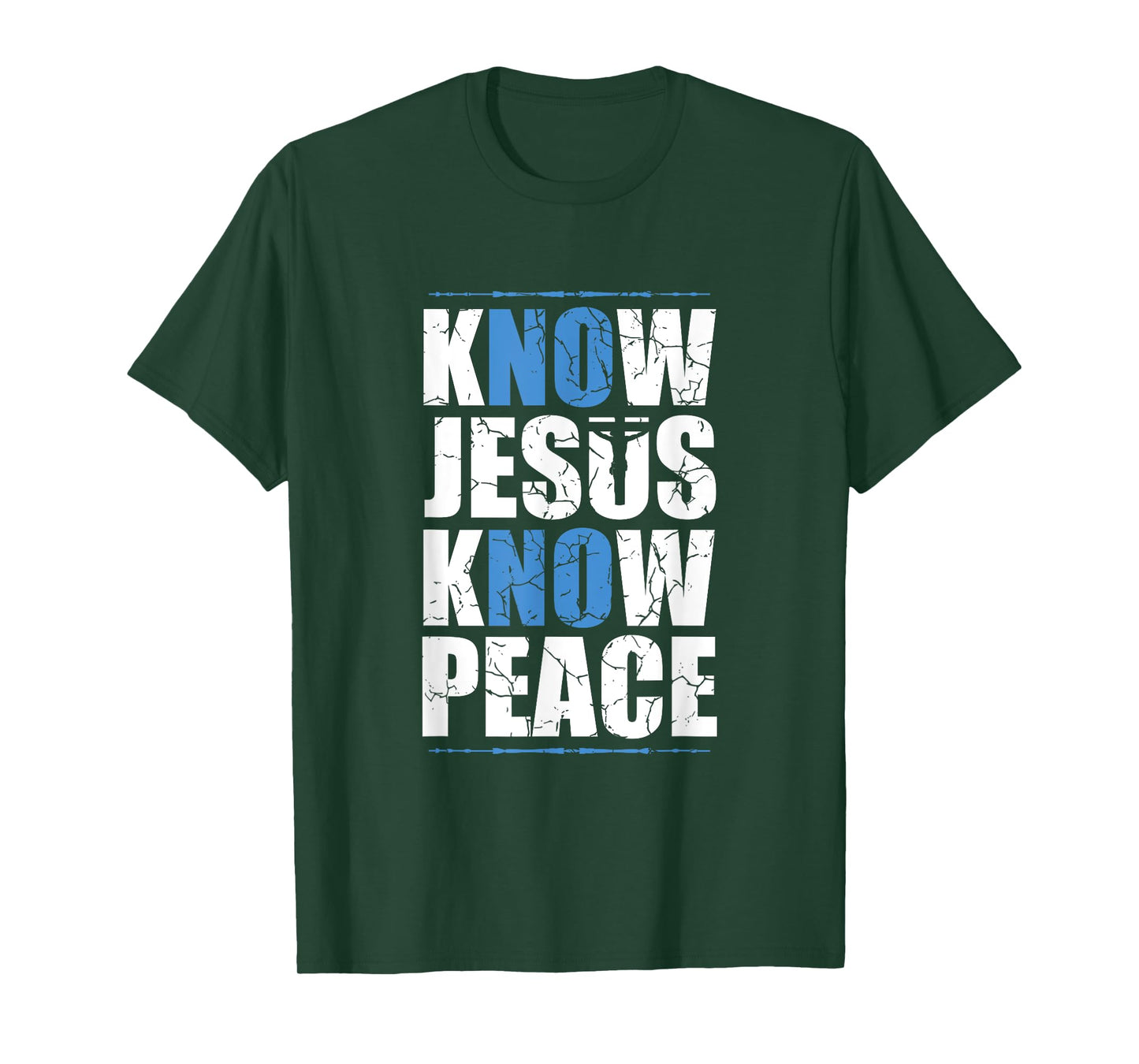 Jesus Love Bible Know Jesus Know Peace No Jesus No Peace T-Shirt