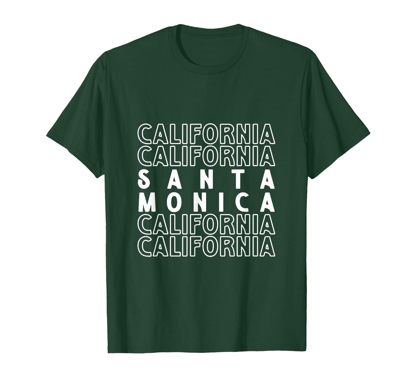 Santa Monica California LA CA for Men Women. T-Shirt