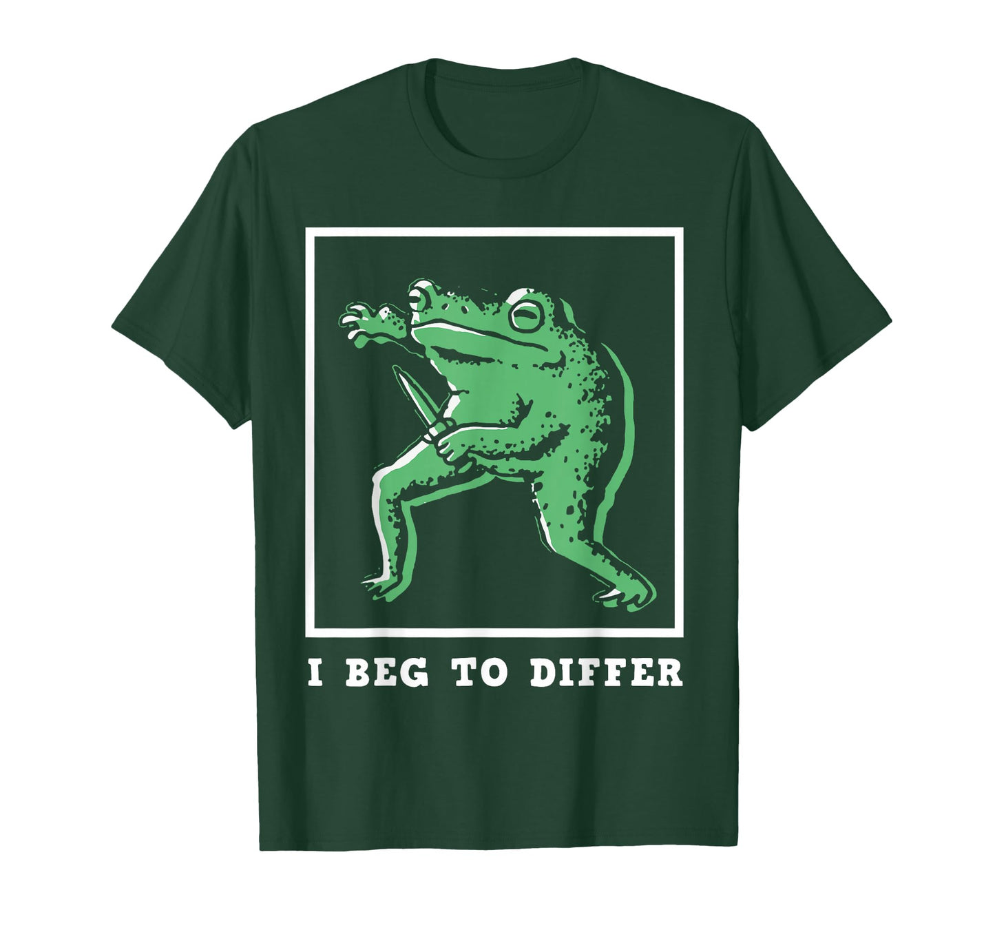I Beg to Differ Frog T-Shirt