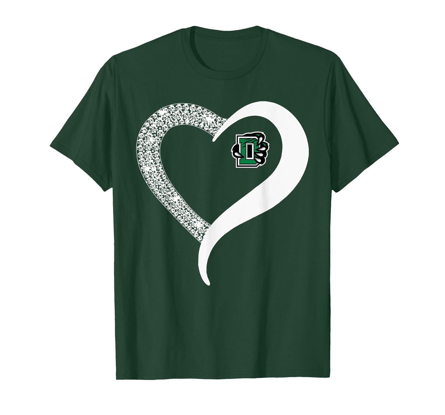 Derby Panthers Logo Diamond Heart HS T-Shirt