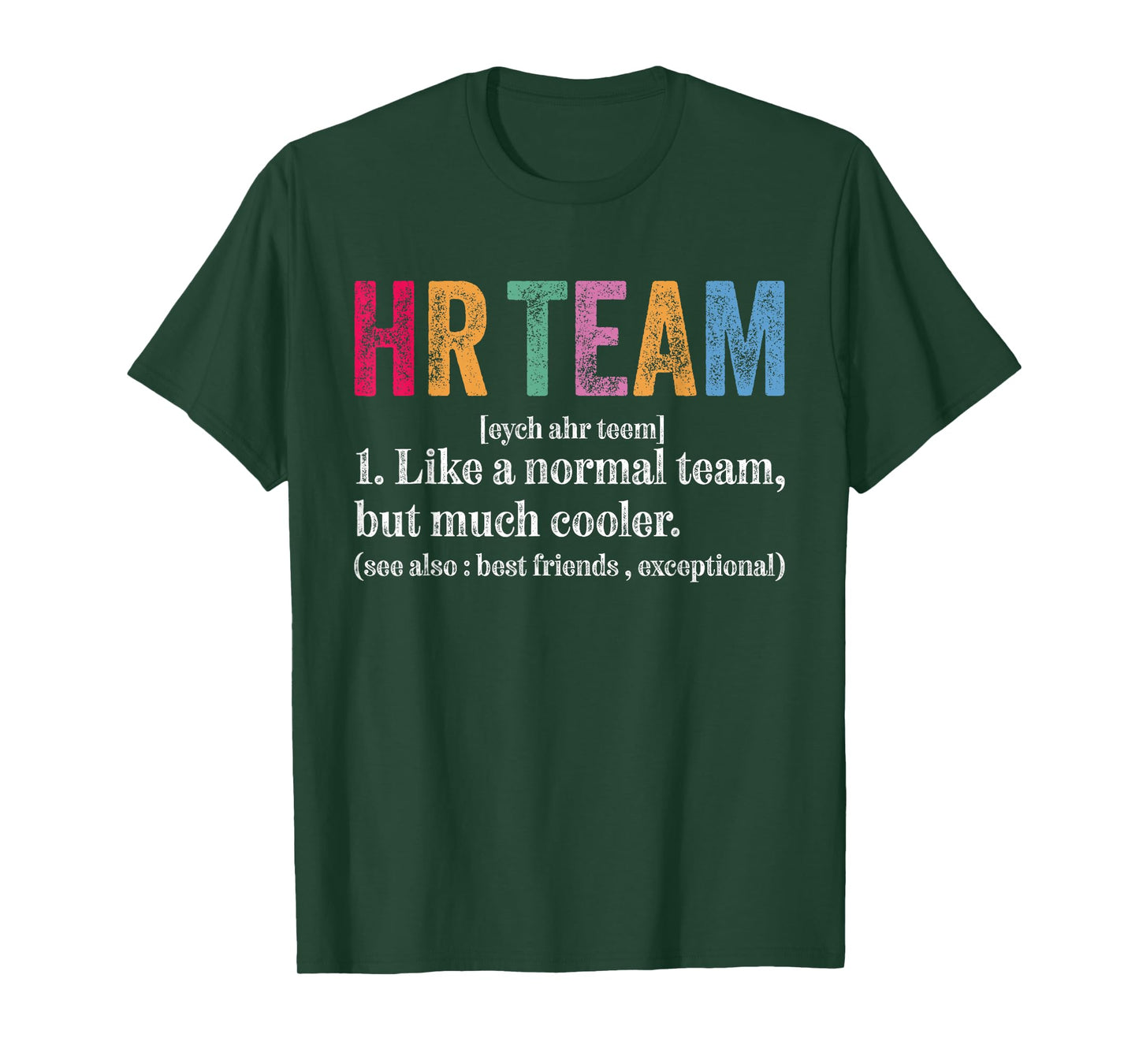 HR Team Definition Funny Retro Human Resources Definition T-Shirt