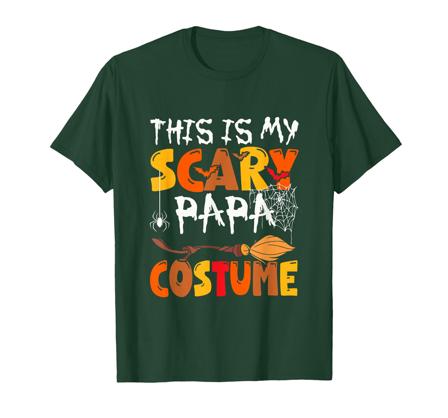 My Scary Papa Costume Halloween Family Group Funny Parties T-Shirt