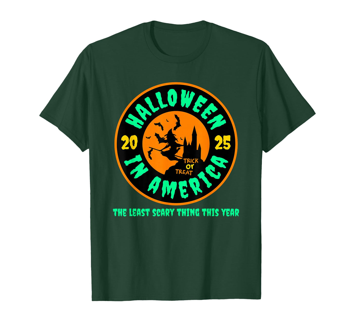 Halloween in America 2025 Funny Witch T-Shirt