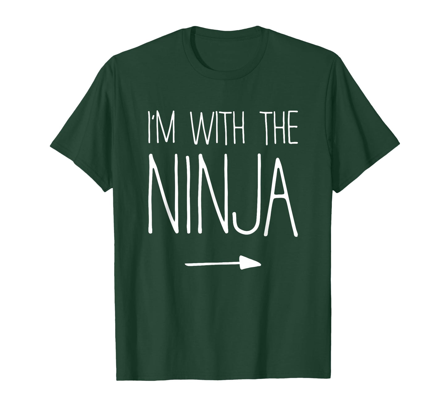 I'm With The Ninja Shirt Adult Kids Men Women Costume T-Shirt