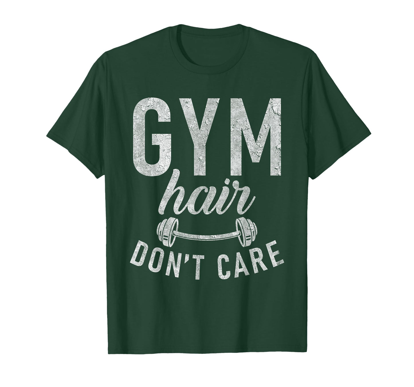 Gym Hair dont Care Funny Workout Bodybuilding T-Shirt