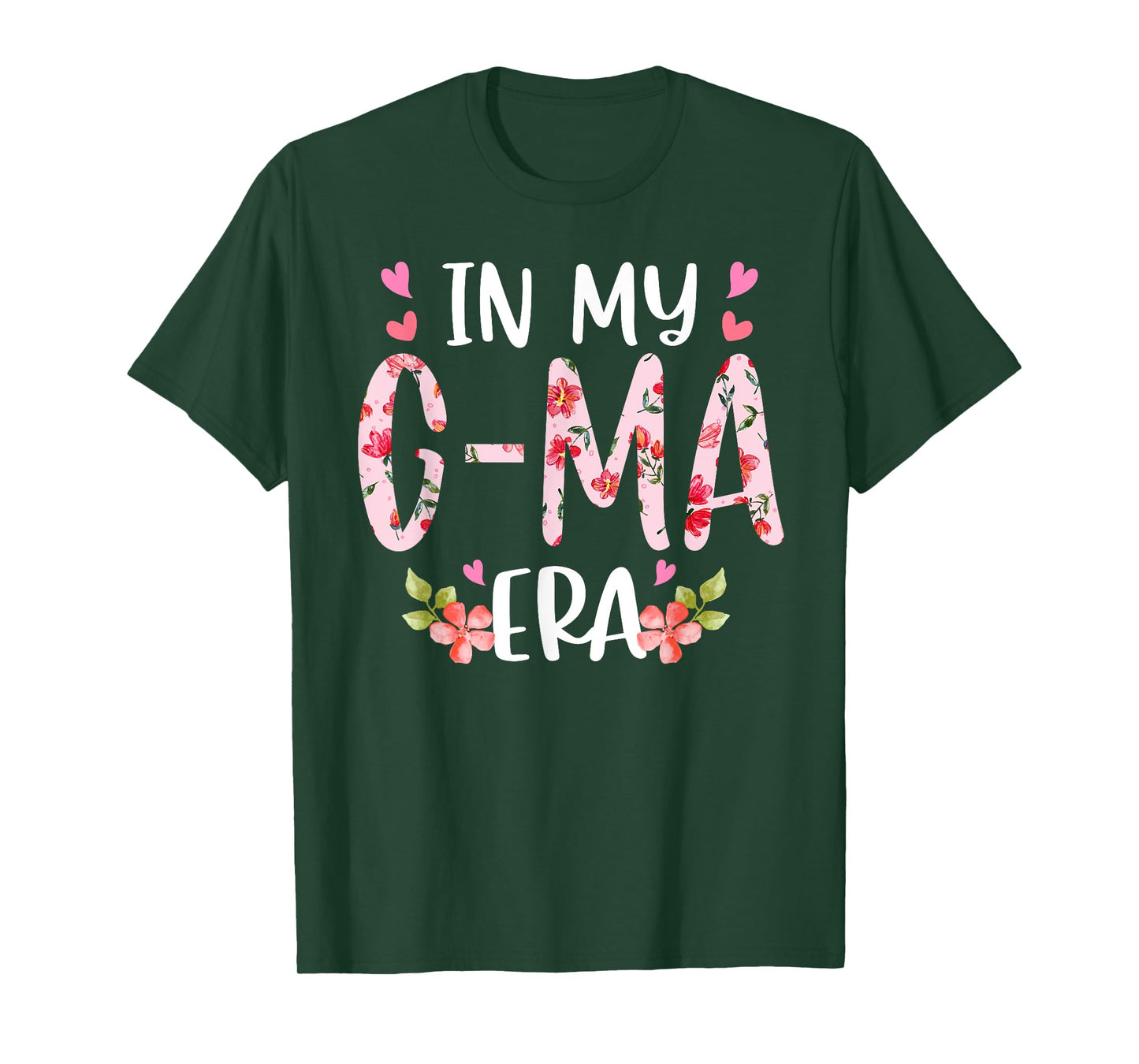 In My G-ma Era Floral Mother's Day Flower Girly Women T-Shirt