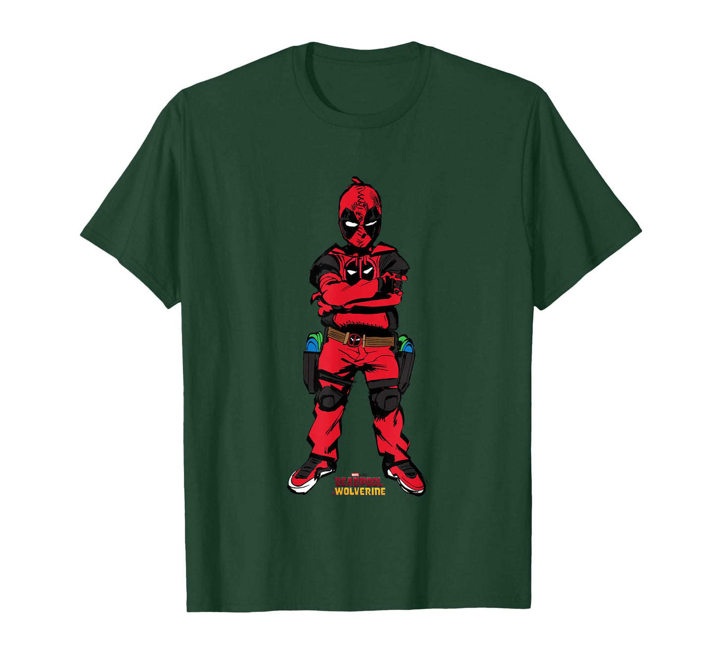 Marvel Deadpool & Wolverine Kidpool Full Body Shot T-Shirt