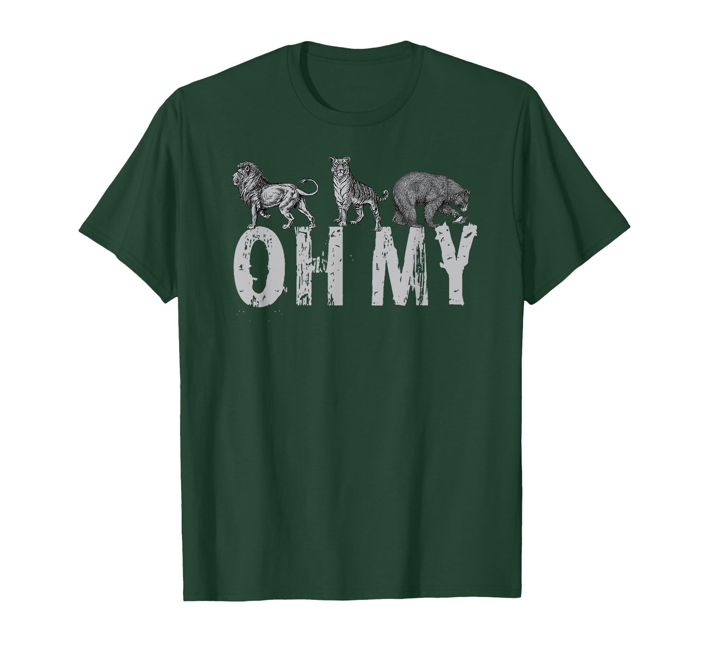 Lions Tigers Bears OH MY - Classic Wizard of Oz Inspired T-Shirt