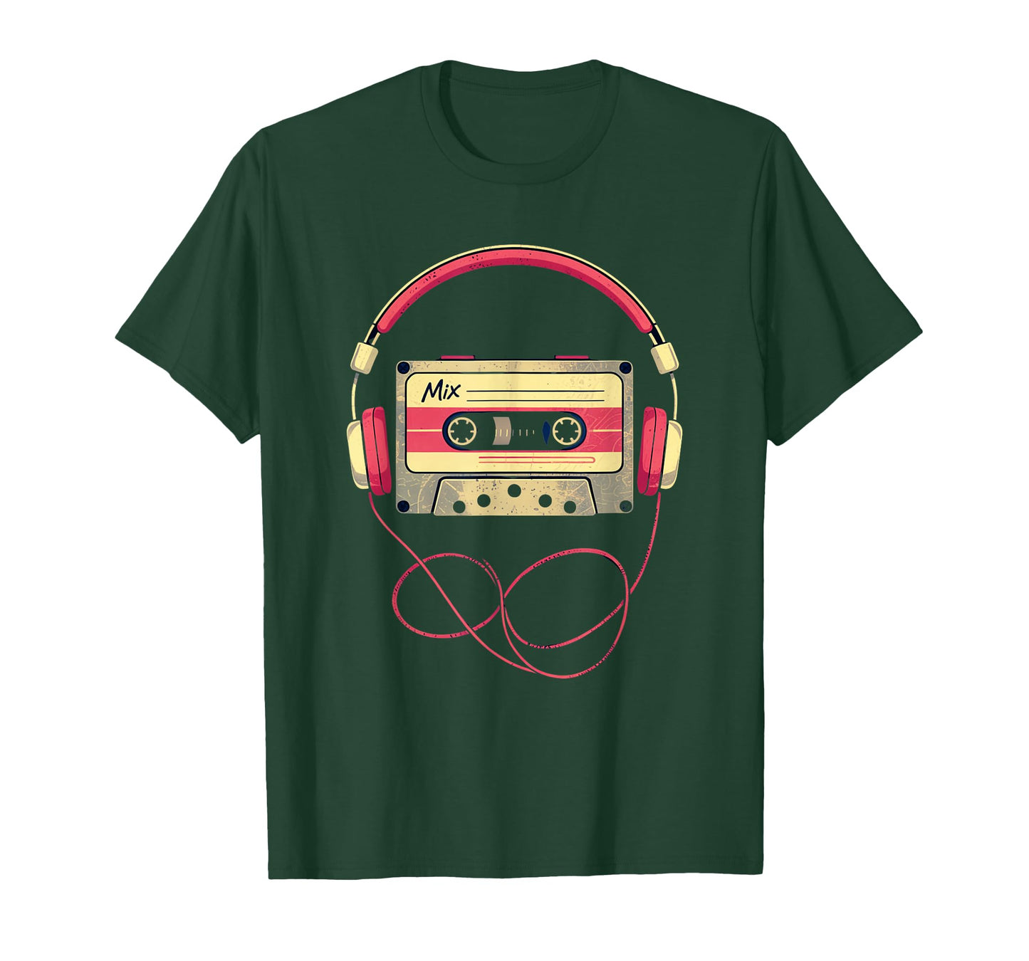 70s 80s 90s Audio Cassette Tape Funny Retro Men Women Kids T-Shirt