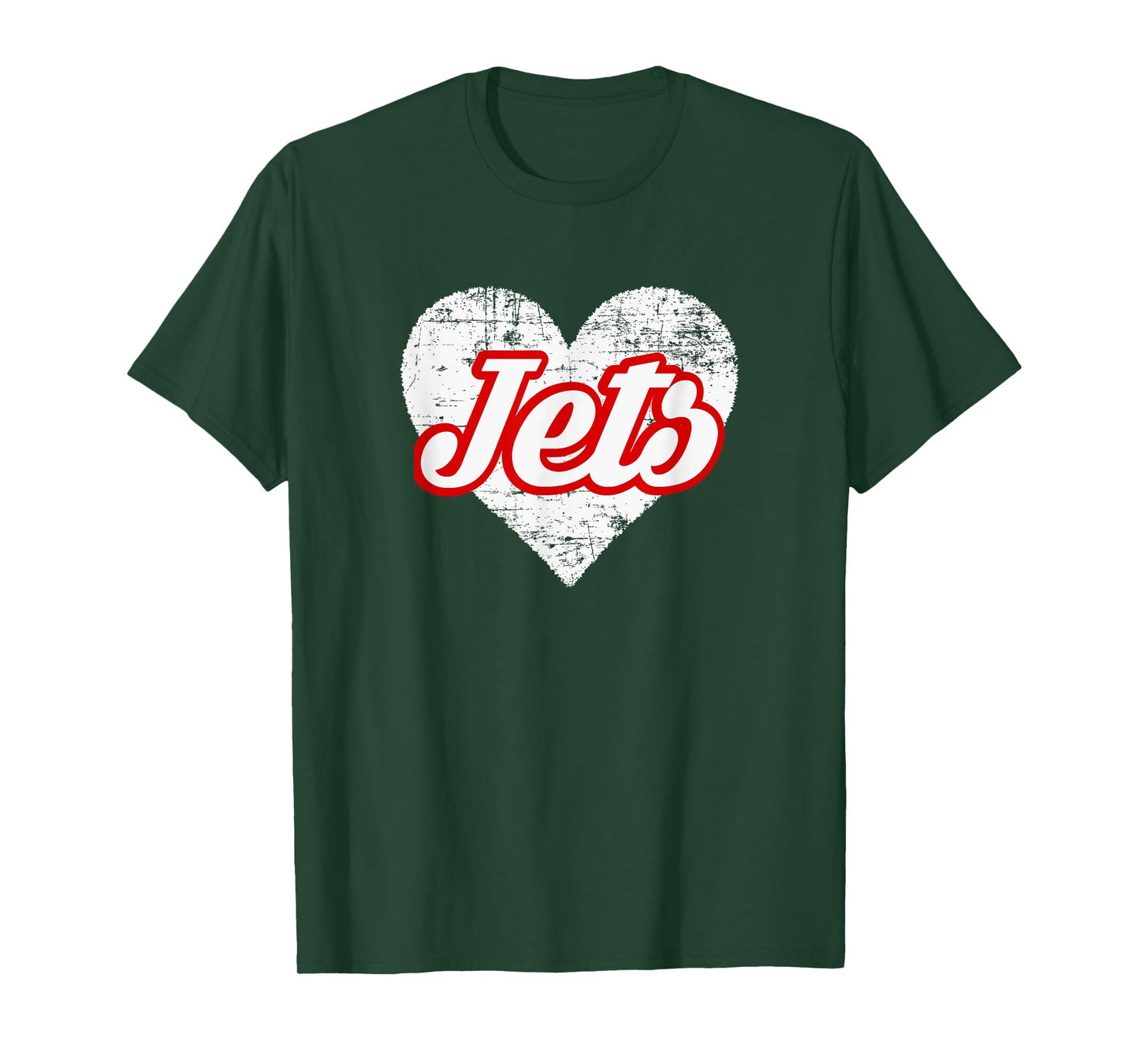Adams Central Jets Over Heart T-Shirt