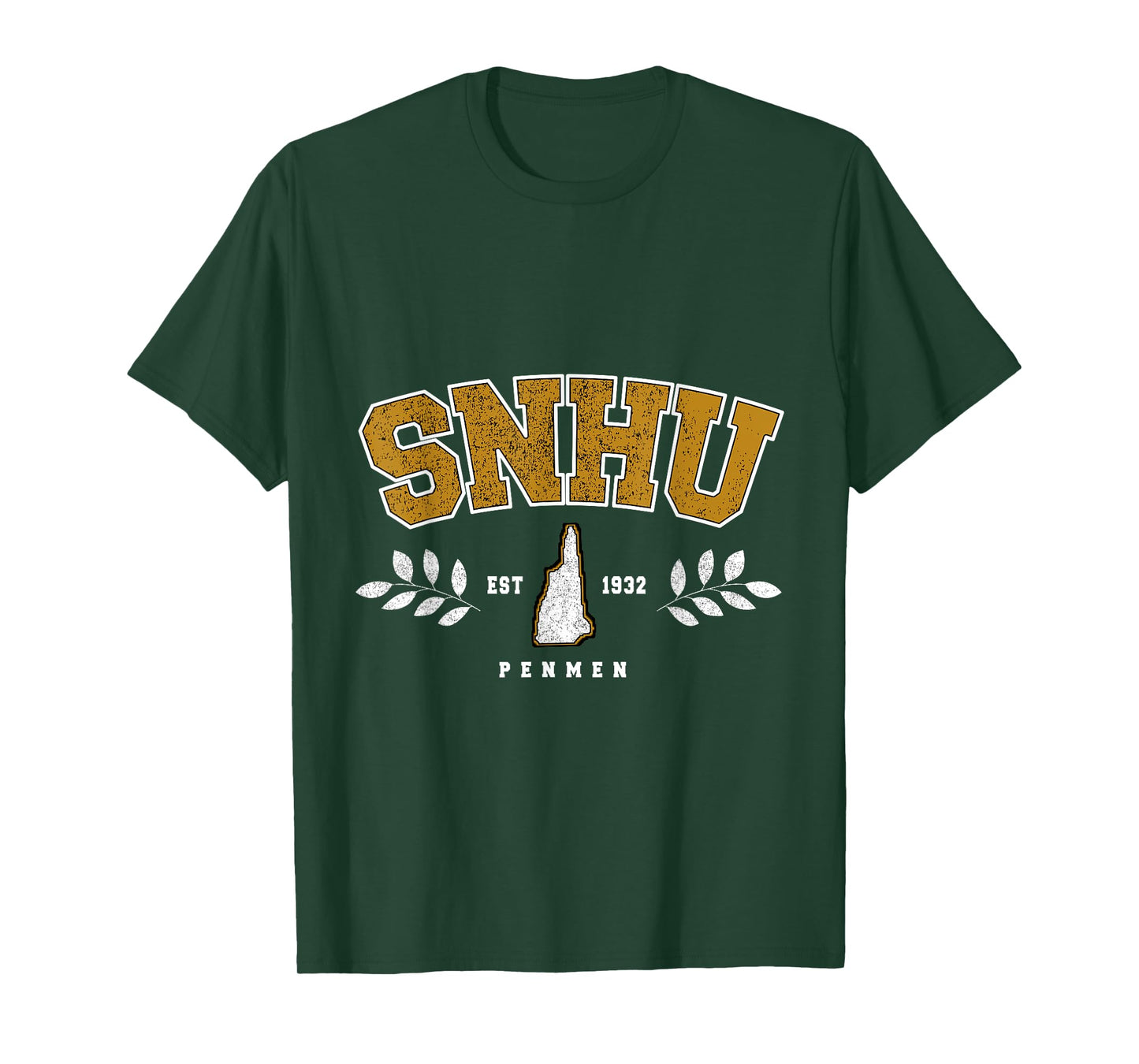 SNHU Arch Retro College University Athletic Sports Tee T-Shirt
