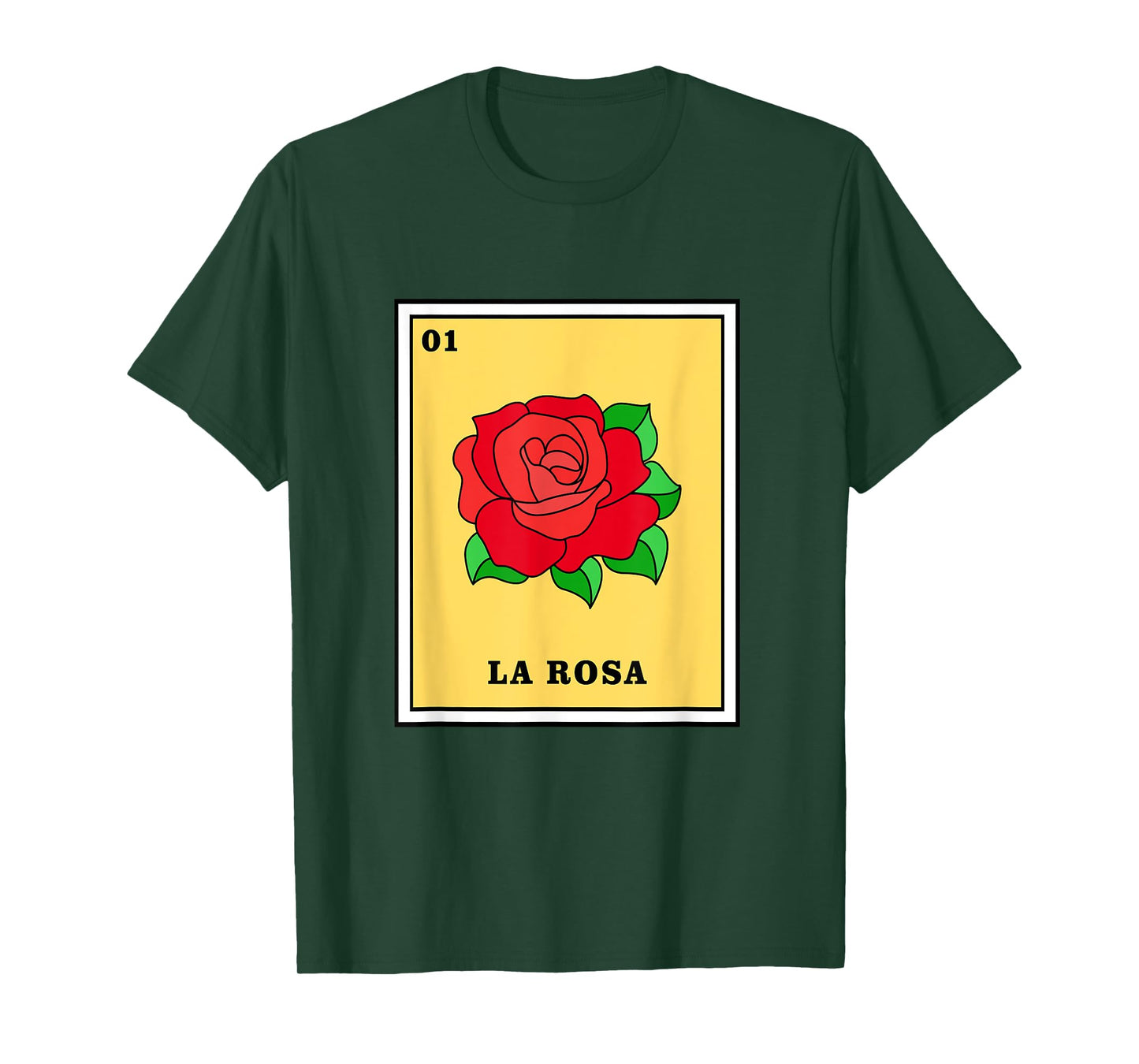 Womens Mexican Lottery Game La Rosa T-Shirt