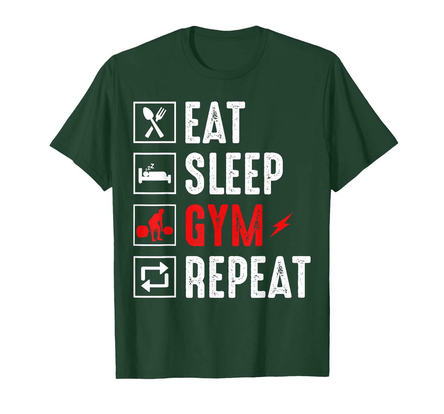 Funny Gym Workout Fitness Bodybuilding Sports Weightlifters T-Shirt