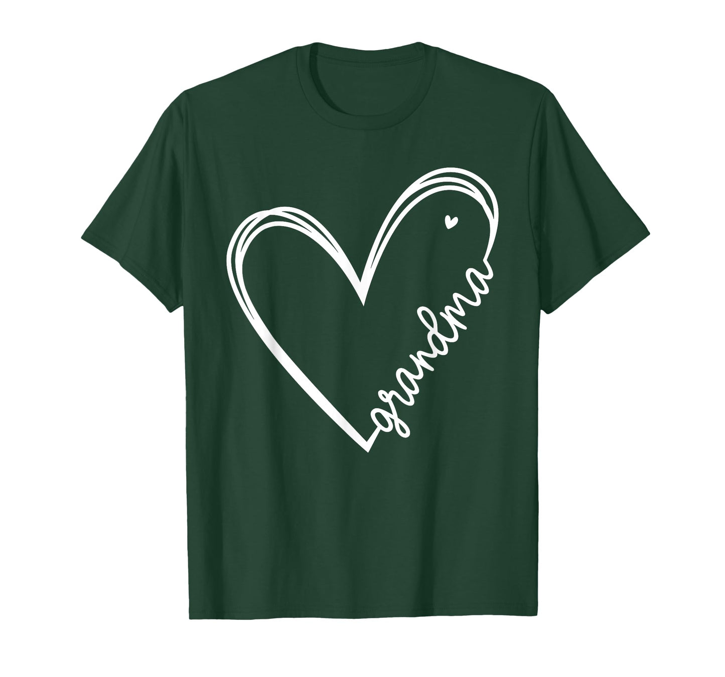 Grandma Heart Women for Christmas Mother's Day Birthdays T-Shirt
