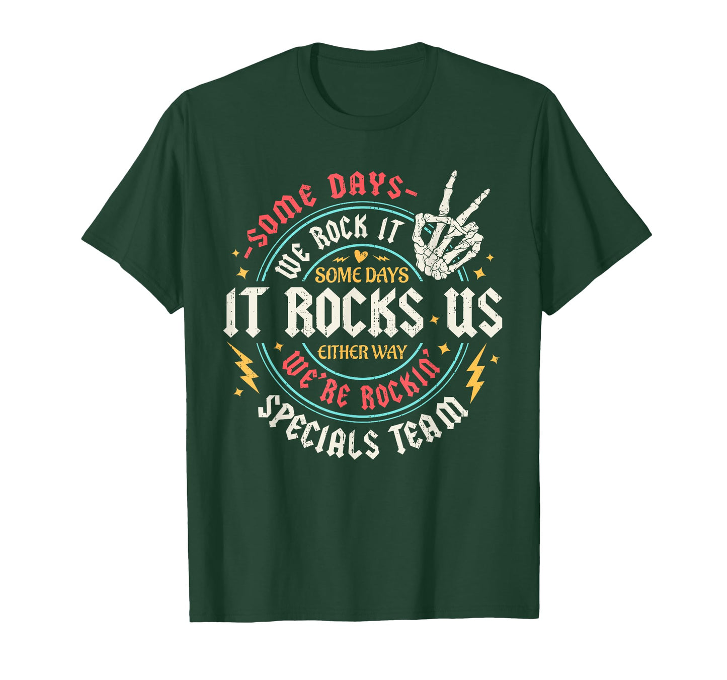 Some Days We Rock It Specials Team PE Back To School T-Shirt