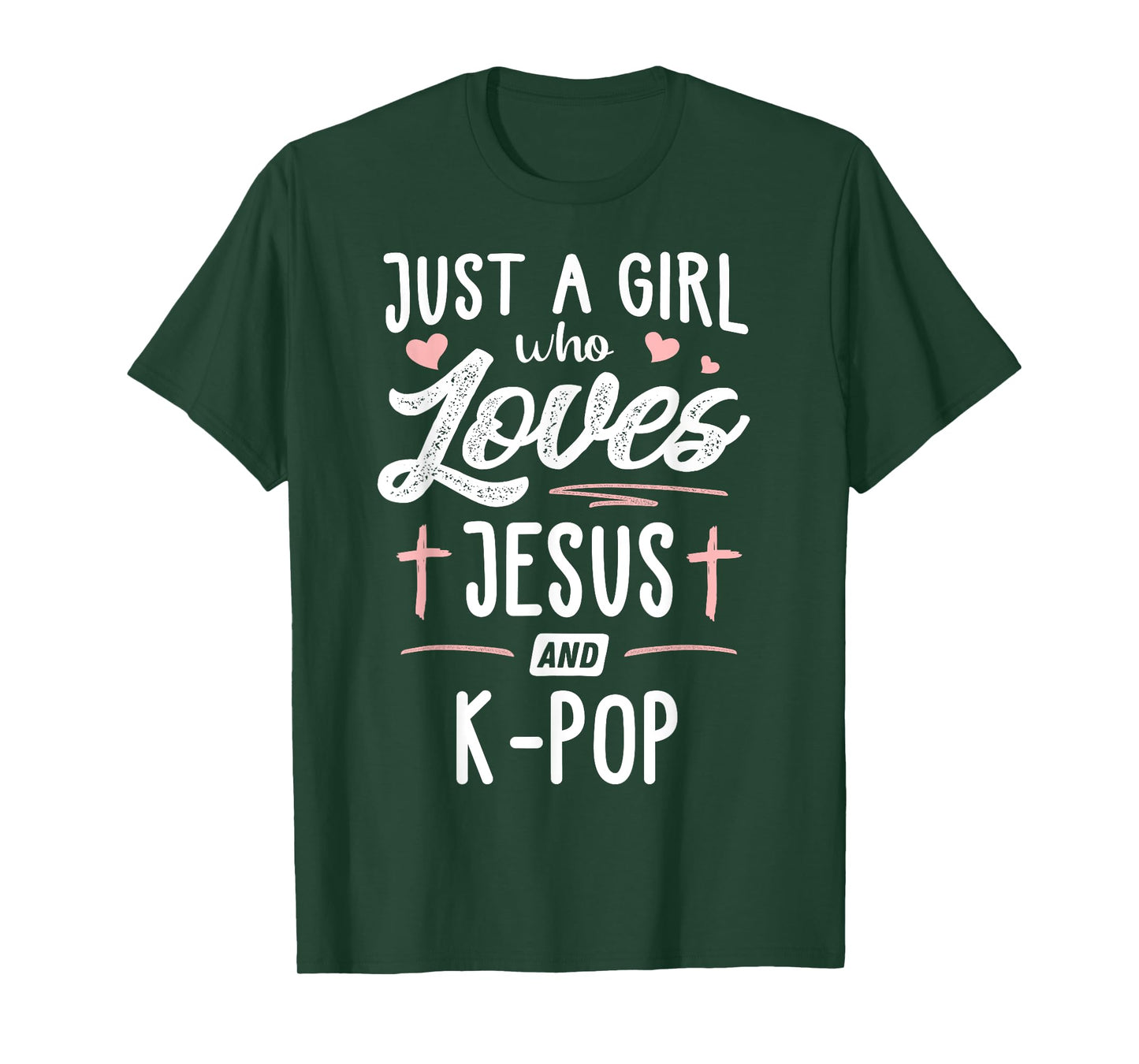 Just A Girl Who Loves Jesus And K-Pop Gift Women T-Shirt