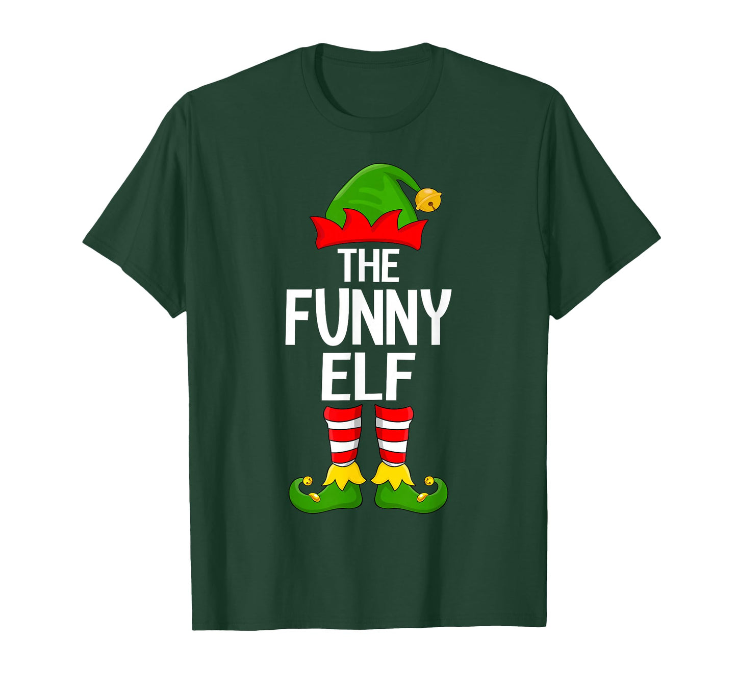 Funny Elf Xmas Matching Family Elf Squad Christmas T-Shirt