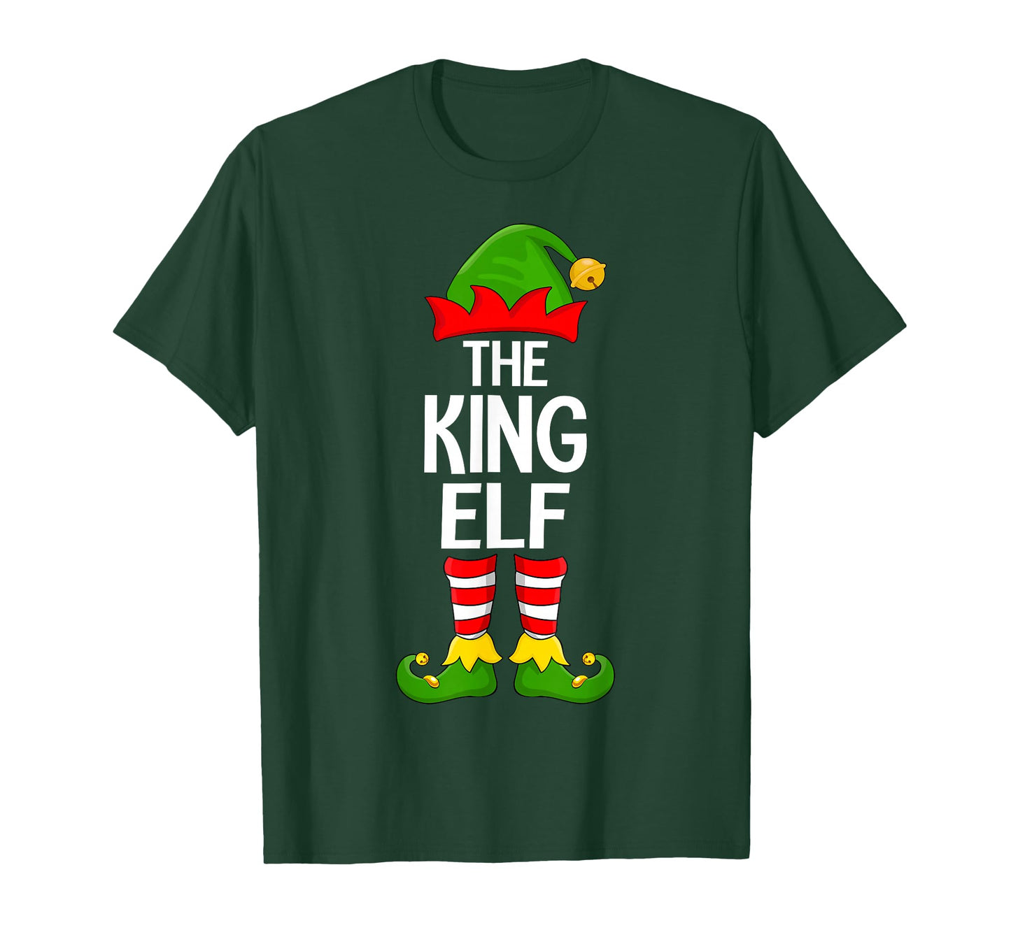 King Elf Xmas Matching Family Elf Squad Christmas T-Shirt