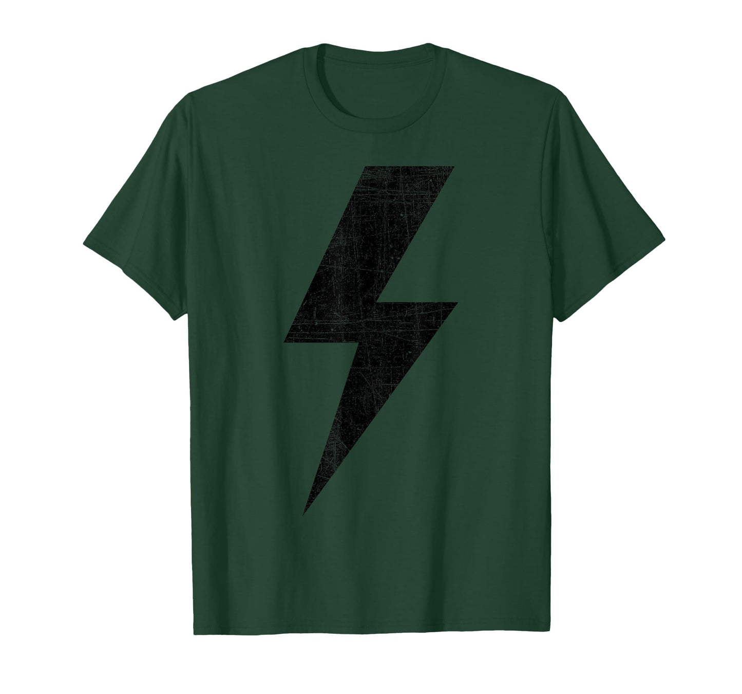 Bolt Lightning Black Design Team T-Shirt