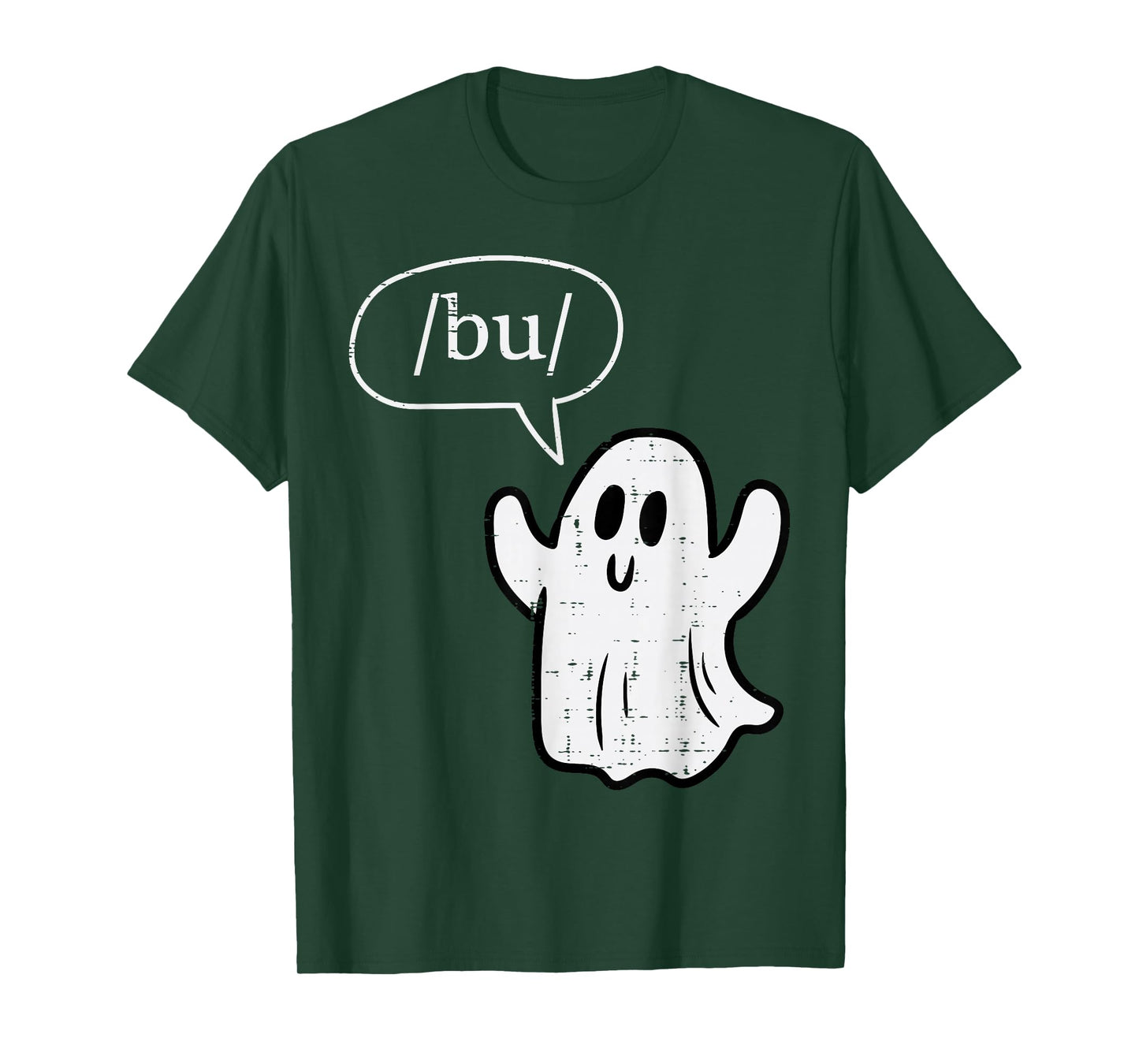 Halloween Speech Therapy Ghost Bu Boo SLP Costume Men Women T-Shirt