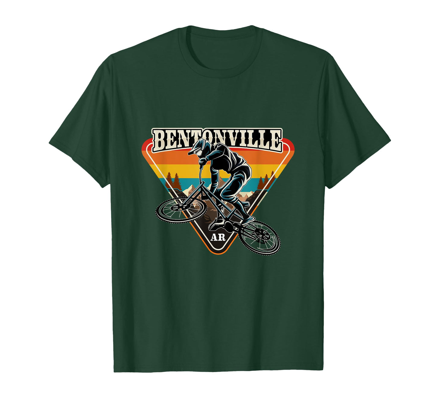Bentonville Arkansas Mountain Bike Cycling Adventure Sport T-Shirt