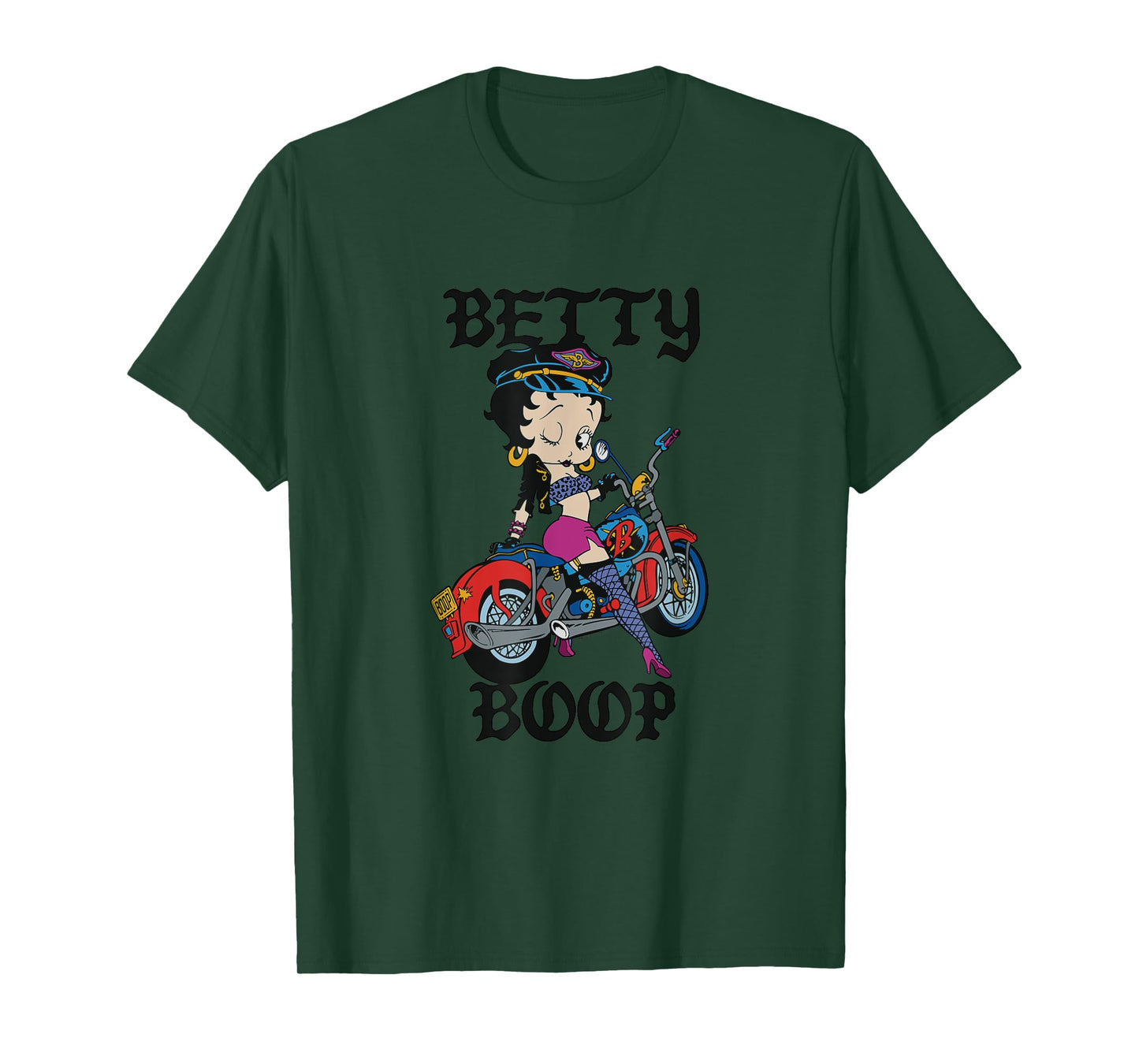 Betty Boop Sweet Vintage Biker Babe T-Shirt