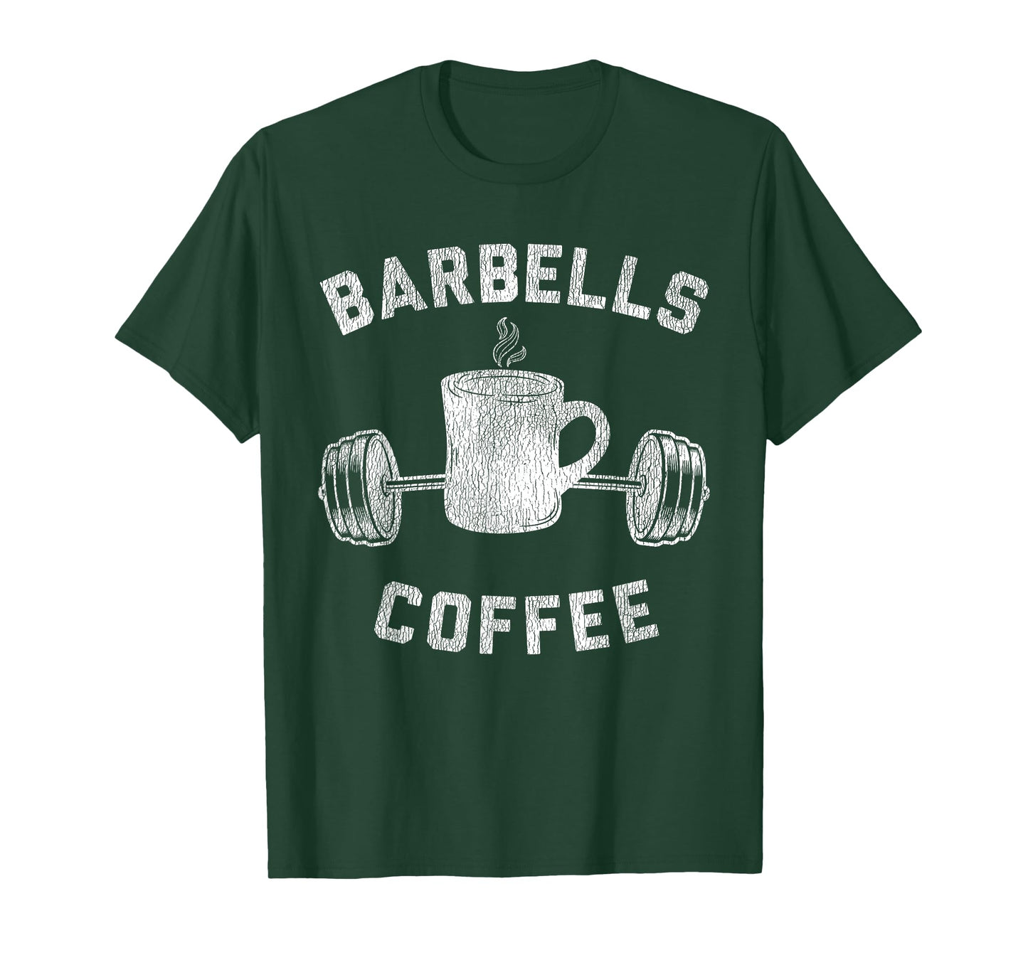 Barbells Coffee - Breakfast and Weights T-Shirt
