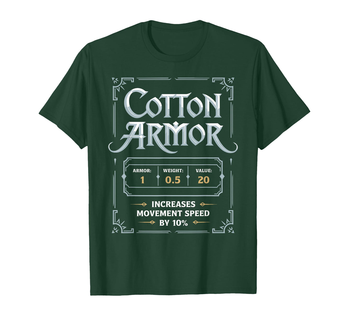 RPG Geek PC Game MMORPG Costume Roleplay Gaming Cotton Armor T-Shirt