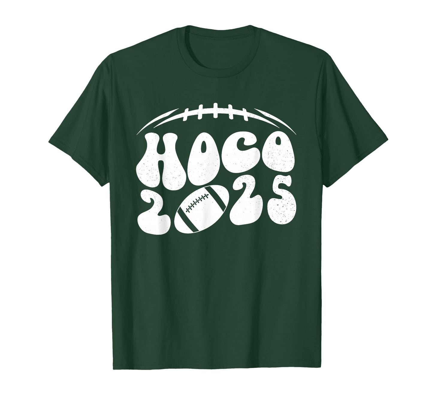 Hoco 2025 Homecoming Funny Football Game Day School Reunion T-Shirt