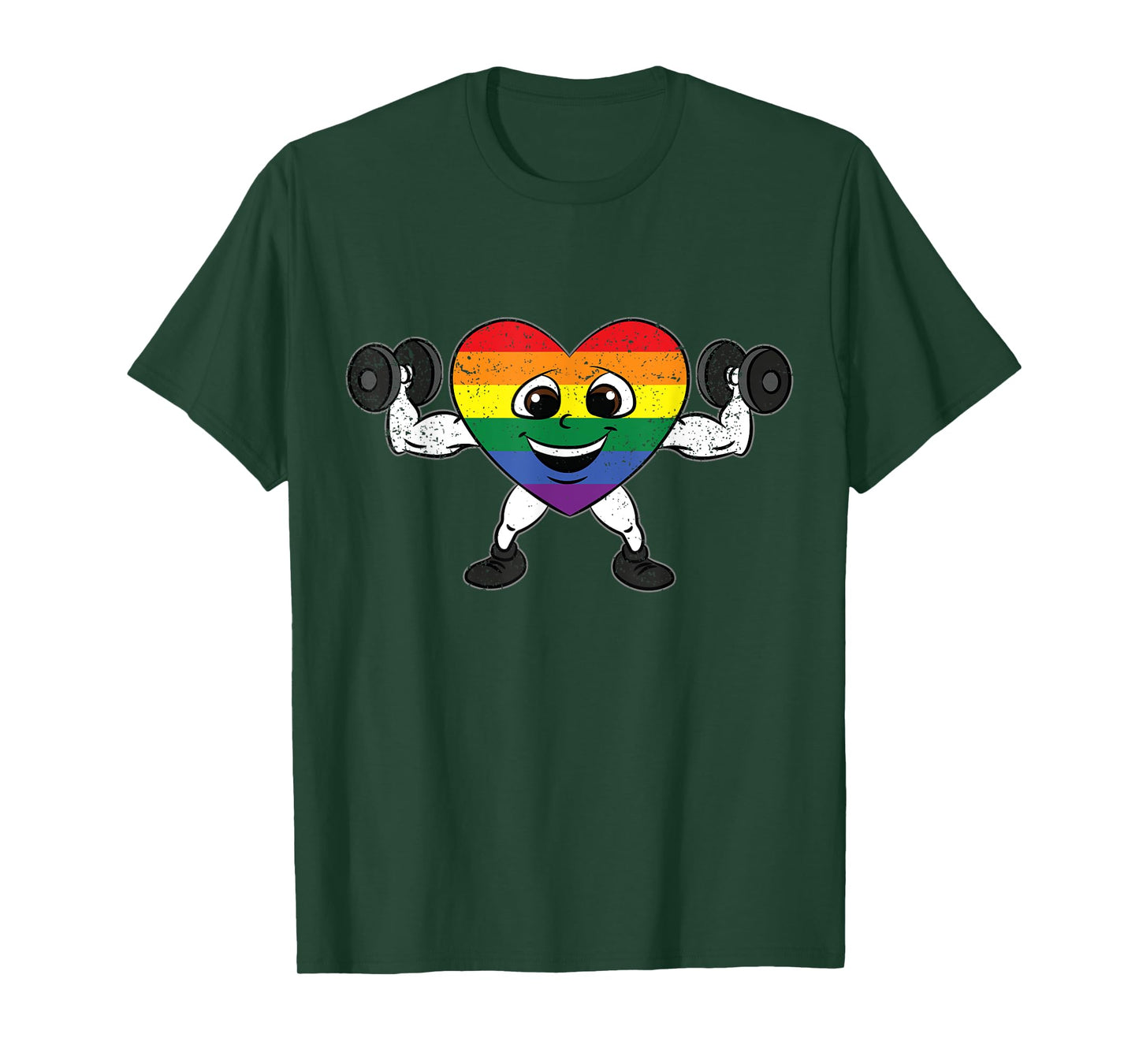 LGBT-Q Gym Gay Pride Rainbow Fitness Workout Men Women T-Shirt