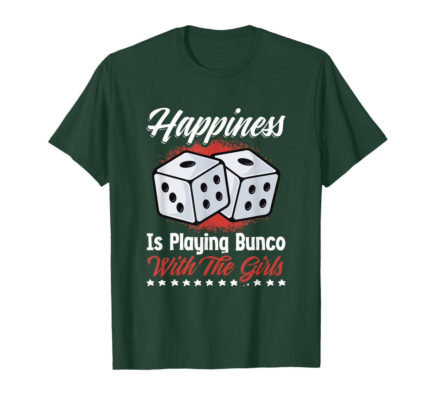 Playing Bunco With Girls Game Night Funny Bunco Player T-Shirt