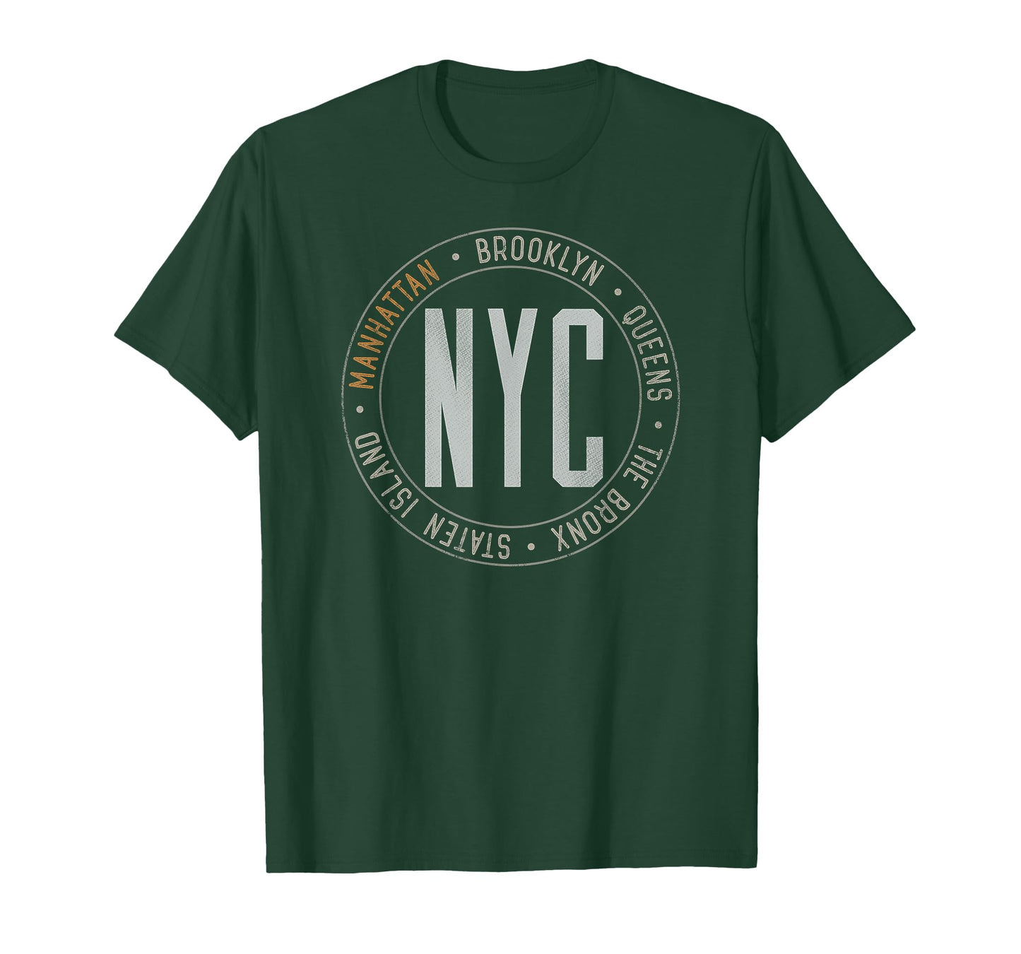 MANHATTAN New York Boroughs Five Boroughs NYC Manhattanites T-Shirt