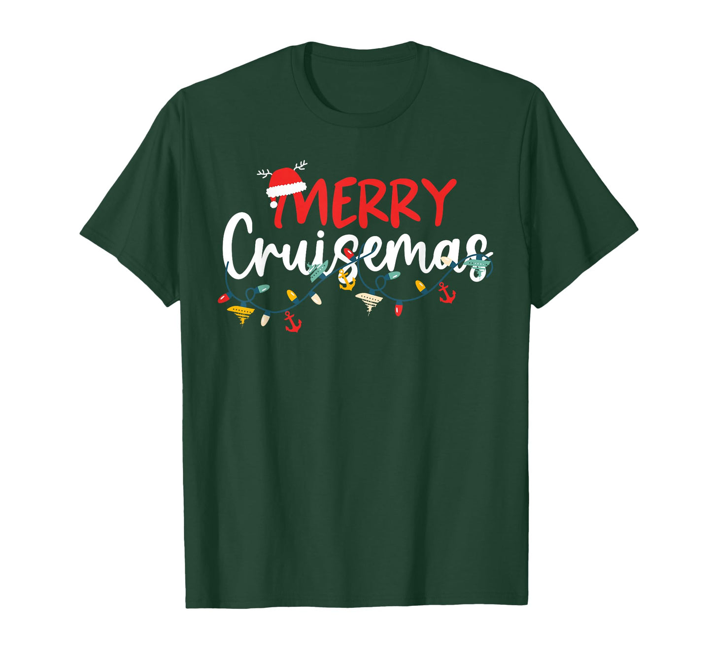 Merry Cruisemas Christmas Xmas Cruise Family Pajamas Holiday T-Shirt