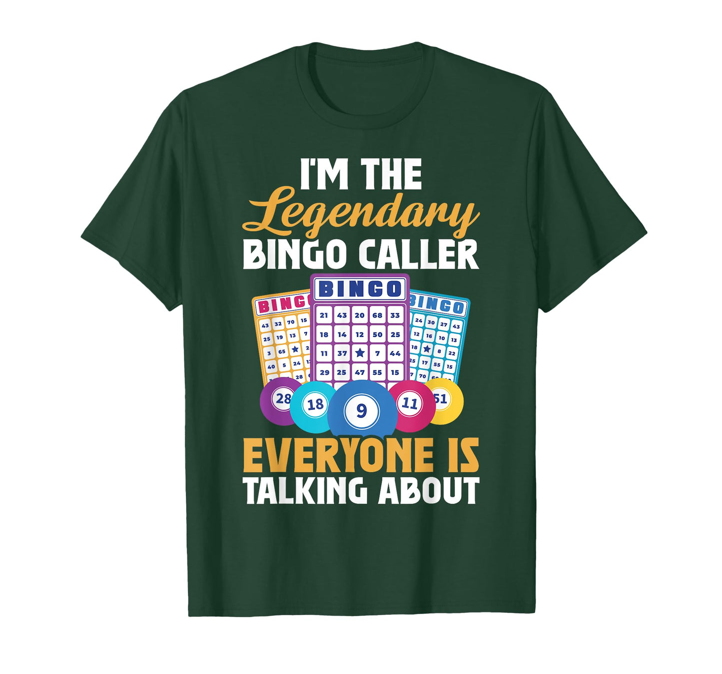 I'm The Legendary Bingo Caller T-Shirt