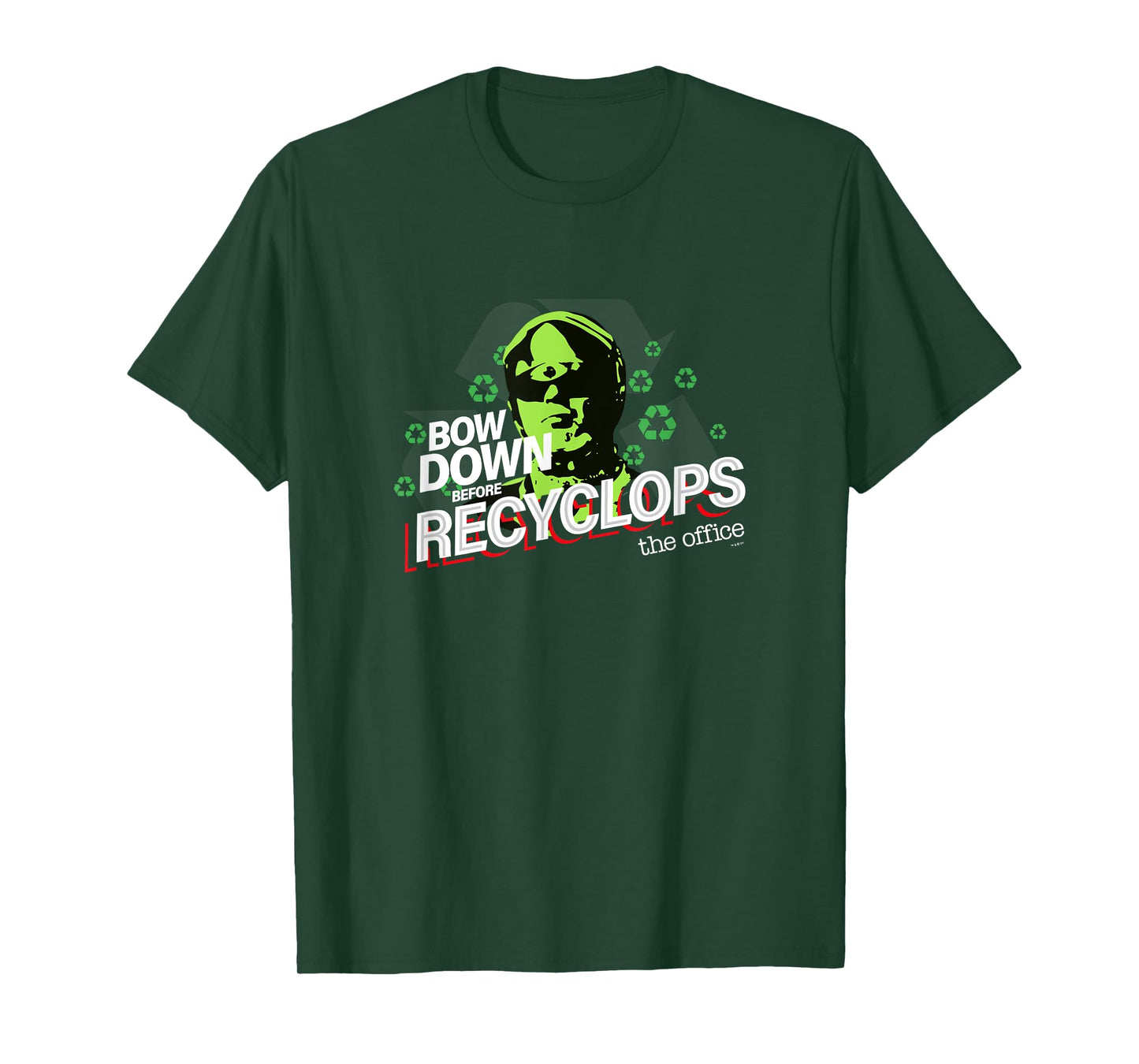 The Office Dwight Schrute Bow Down Before Recyclops T-Shirt T-Shirt