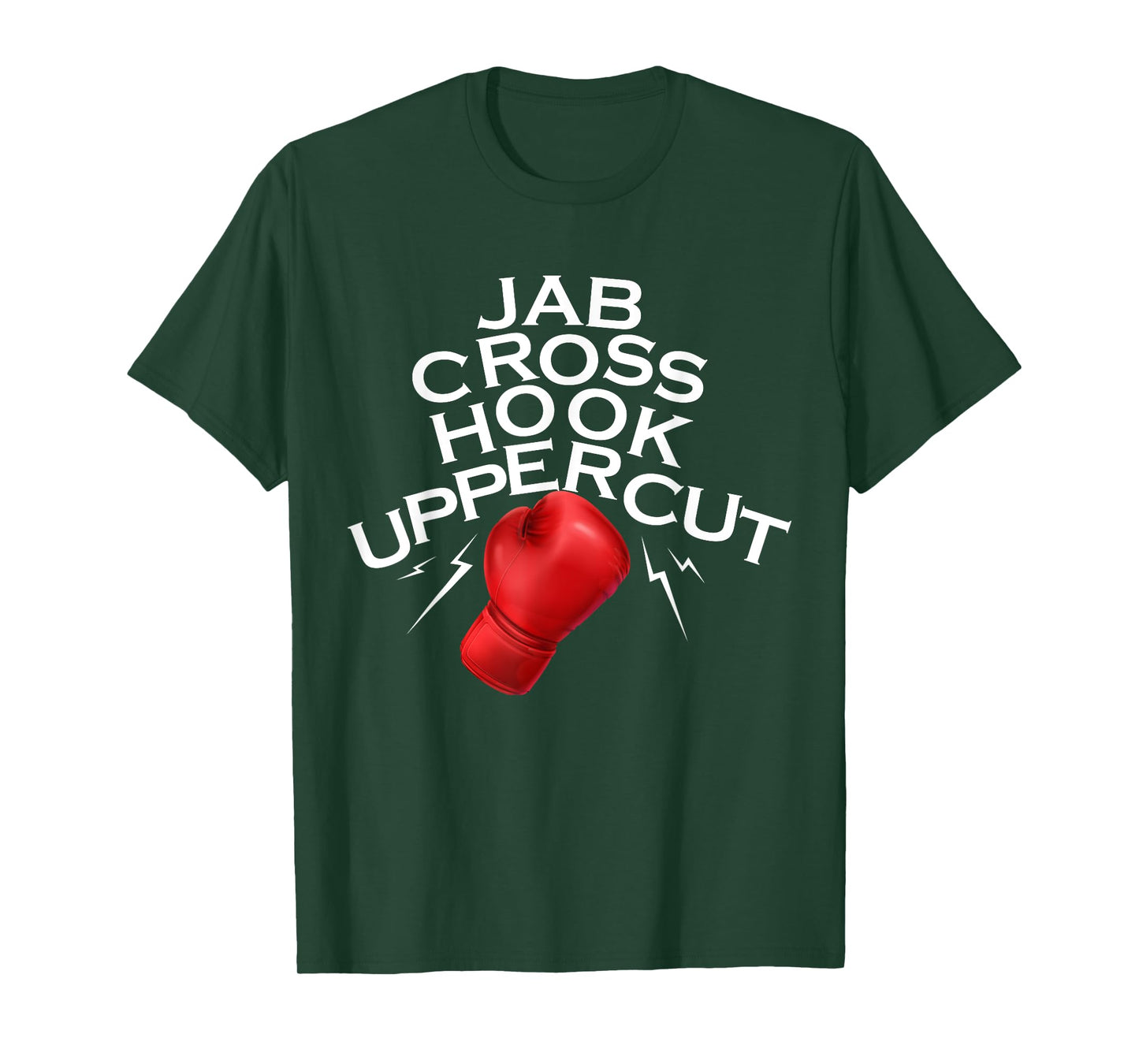 Jab Cross Hook Uppercut Boxer Funny Boxing Training MMA Gym T-Shirt