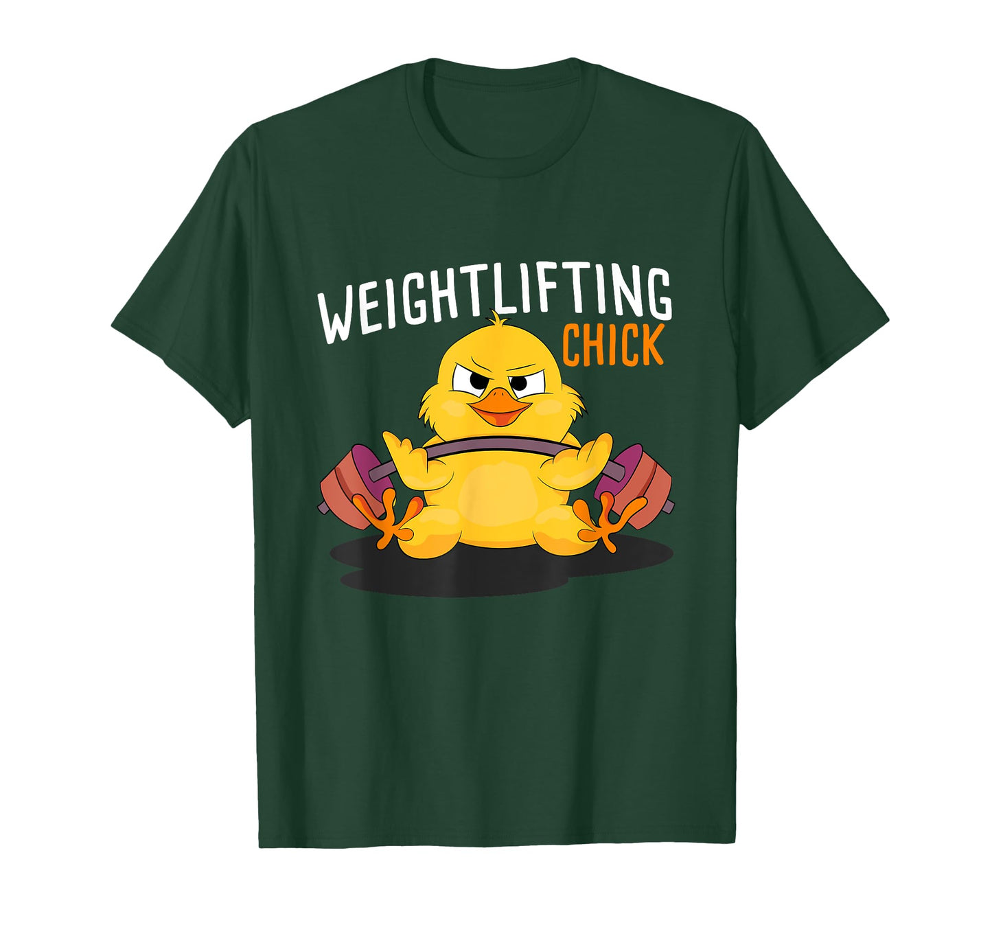 Weightlifting Chick Bodybuilding Workout Gym Women Fitness T-Shirt