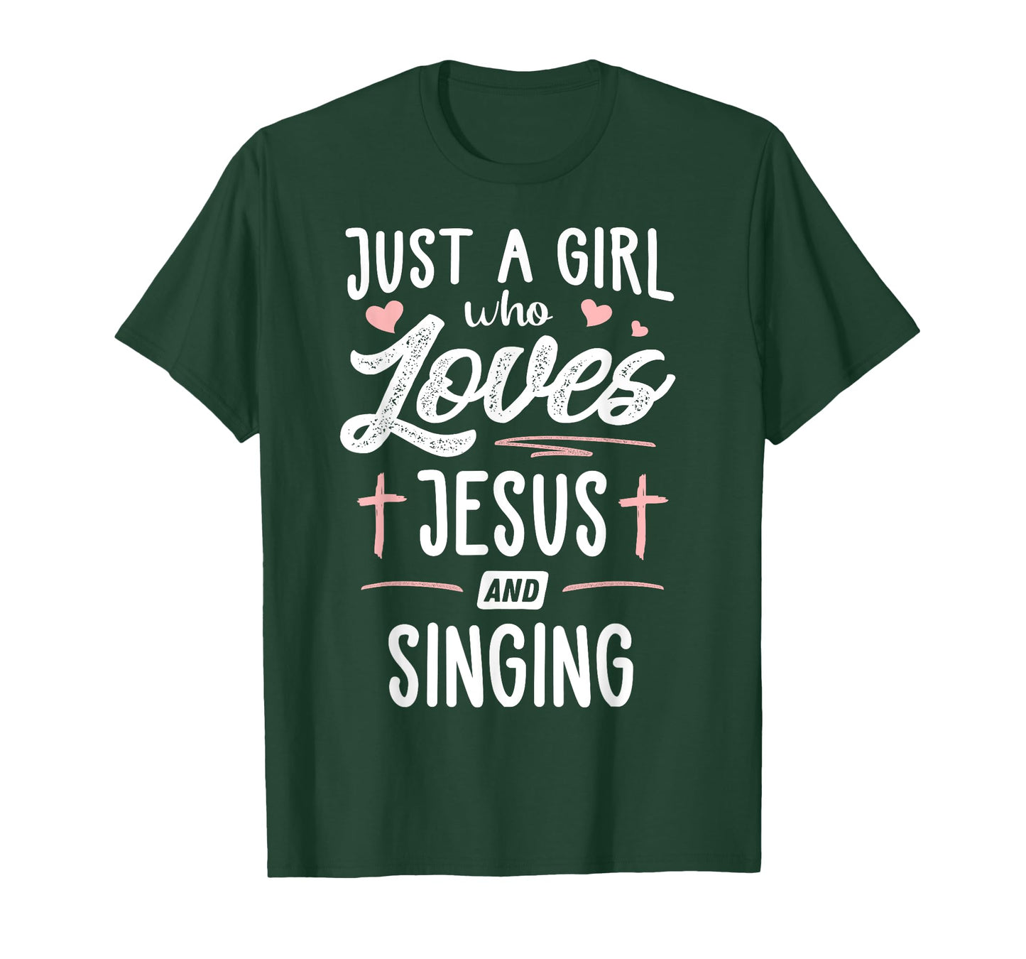 Just A Girl Who Loves Jesus And Singing Gift Women T-Shirt