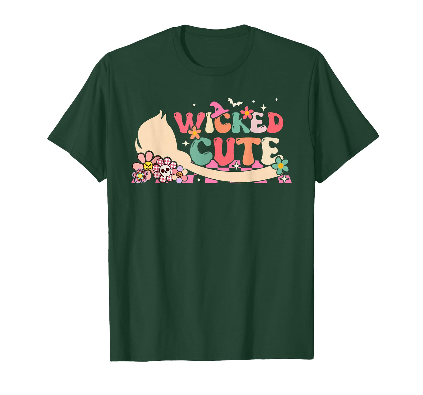 Wicked Cute Pastel Witch Halloween T-Shirt
