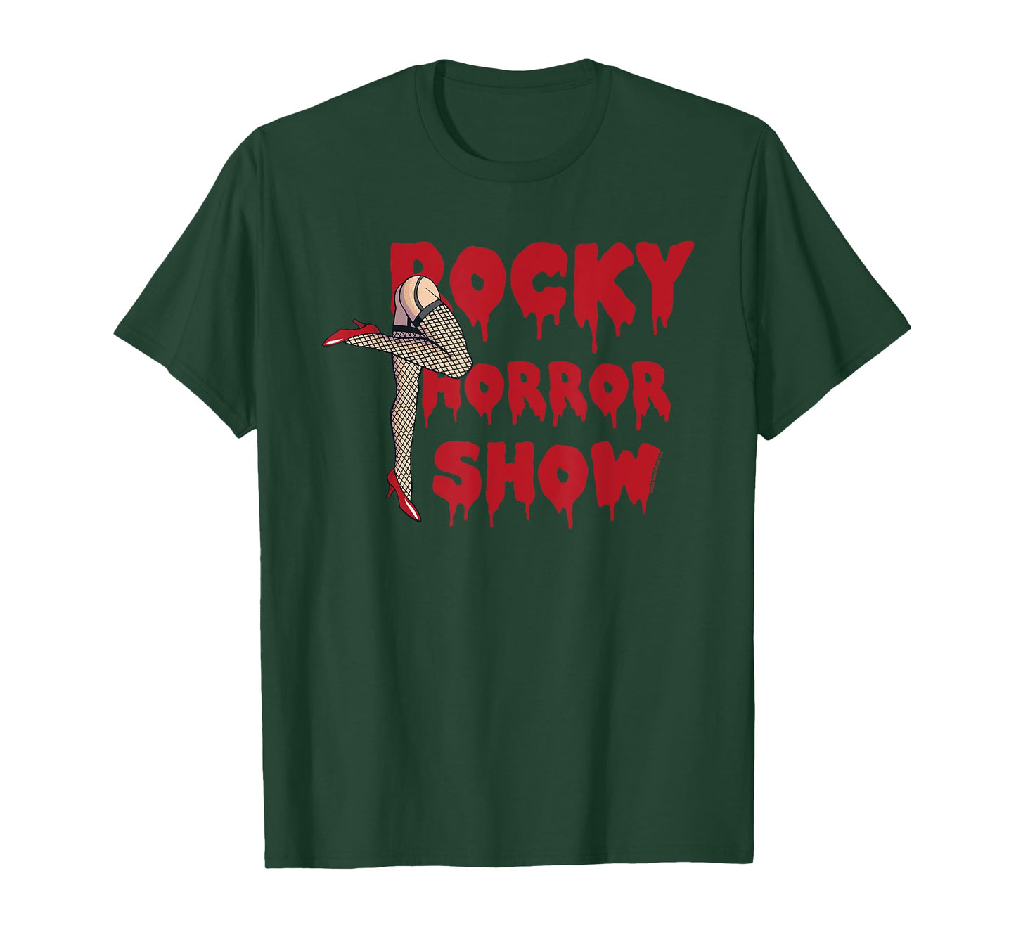 Rocky Horror Show Legs With Logo Block T-Shirt